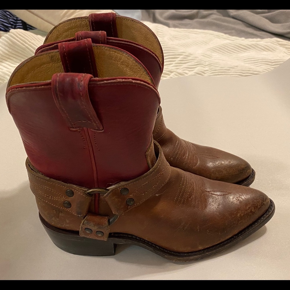 Frye billy harness boots 6